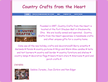 Tablet Screenshot of countrycraftsfromtheheart.weebly.com