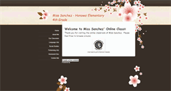 Desktop Screenshot of misssanchez.weebly.com