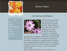 Tablet Screenshot of erobisonflowers.weebly.com