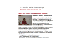 Desktop Screenshot of juanitawallacecampaign.weebly.com