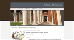 Desktop Screenshot of medadmin.weebly.com