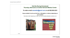 Desktop Screenshot of dancingcarrot.weebly.com