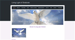 Desktop Screenshot of livinglightofshekinah.weebly.com