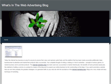 Tablet Screenshot of internetmarketingblog1.weebly.com