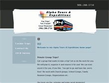 Tablet Screenshot of alphatours.weebly.com