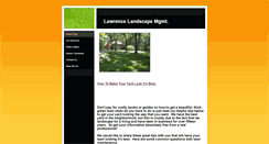 Desktop Screenshot of lawrencelandscape.weebly.com