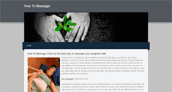 Desktop Screenshot of howtomassage.weebly.com
