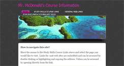 Desktop Screenshot of mcdonaldcbwesths.weebly.com