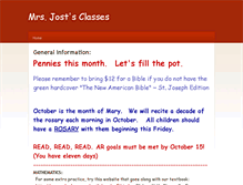 Tablet Screenshot of joannjost.weebly.com
