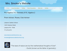 Tablet Screenshot of mrssmoker.weebly.com
