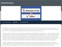 Tablet Screenshot of cheapmarketing.weebly.com