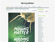 Tablet Screenshot of movingmatter.weebly.com
