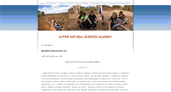 Desktop Screenshot of alpinenaturalsciencesacademy.weebly.com