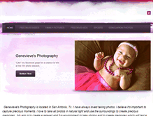 Tablet Screenshot of genevievephotography.weebly.com