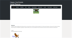 Desktop Screenshot of happyhoofbeatshorserescue.weebly.com