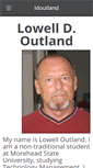 Mobile Screenshot of lowelloutland.weebly.com