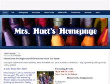 Tablet Screenshot of mrshartshomepage.weebly.com