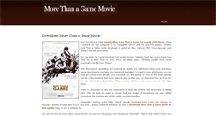 Desktop Screenshot of download-morethanagame-movie.weebly.com