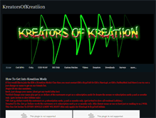Tablet Screenshot of kreatorsofkreatiion.weebly.com