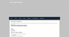 Desktop Screenshot of kpuenglish.weebly.com