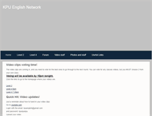 Tablet Screenshot of kpuenglish.weebly.com