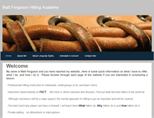 Tablet Screenshot of mattfergusonhittingacademy.weebly.com