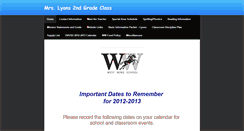 Desktop Screenshot of lyonsclass.weebly.com