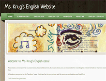 Tablet Screenshot of mskrug.weebly.com