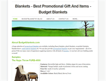 Tablet Screenshot of budgetblankets.weebly.com