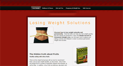 Desktop Screenshot of losingweightsolutions.weebly.com