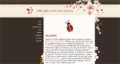 Desktop Screenshot of littleladybughairpretties.weebly.com