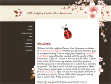 Tablet Screenshot of littleladybughairpretties.weebly.com