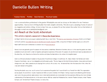 Tablet Screenshot of daniellebullenwriting.weebly.com