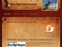 Tablet Screenshot of novahighschoolreunion.weebly.com