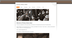 Desktop Screenshot of primaryhistory.weebly.com