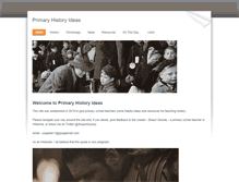 Tablet Screenshot of primaryhistory.weebly.com