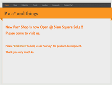Tablet Screenshot of paa-shop.weebly.com