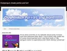 Tablet Screenshot of clubpenguincpnews.weebly.com