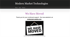 Desktop Screenshot of modernmarkettechnologies.weebly.com