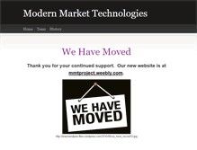 Tablet Screenshot of modernmarkettechnologies.weebly.com