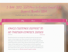 Tablet Screenshot of contactgmailtechsupportservicenumber.weebly.com