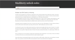 Desktop Screenshot of blackberryunlockcodes.weebly.com