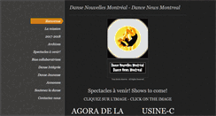 Desktop Screenshot of dancenews-mtl.weebly.com