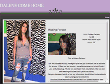 Tablet Screenshot of dalenecomehome.weebly.com