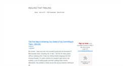 Desktop Screenshot of healingthatfeeling.weebly.com
