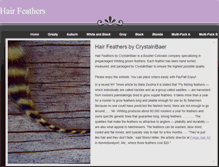 Tablet Screenshot of feathermyhair.weebly.com