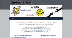Desktop Screenshot of bradleyateam.weebly.com