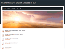 Tablet Screenshot of dowhaniuksenglish.weebly.com