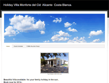 Tablet Screenshot of holidayvillacostablanca.weebly.com