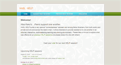 Desktop Screenshot of haslhelp.weebly.com
